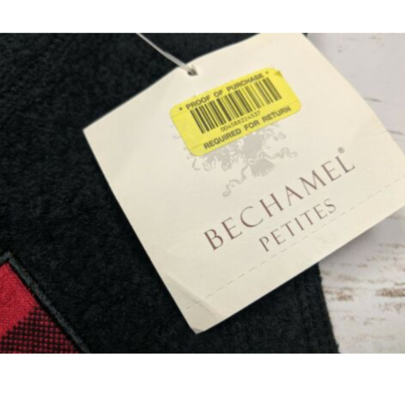 NWT Bechamel Womens Size PM Vest Black Red Plaid - Picture 3 of 7